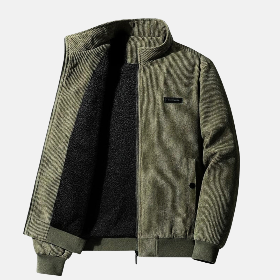 SherpaComfort™ | Corduroy jas met sherpa voering