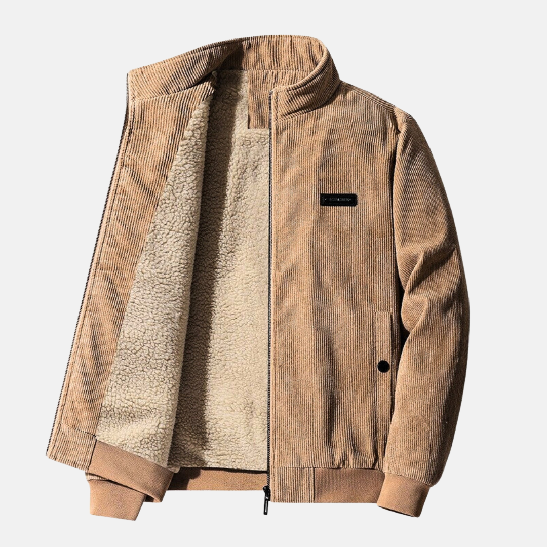 SherpaComfort™ | Corduroy jas met sherpa voering