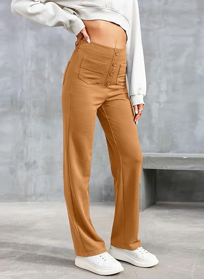 Lina™ | High waisted elastische broek