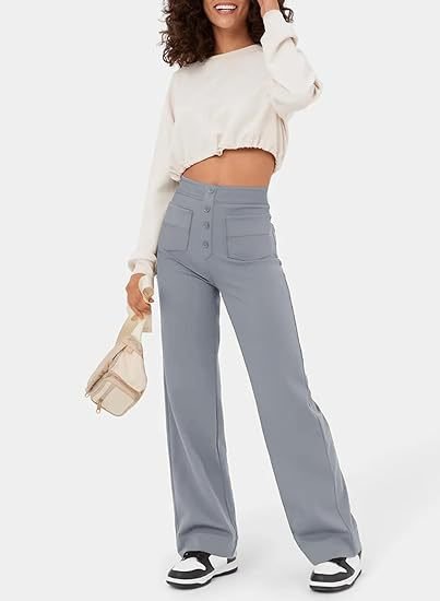 Lina™ | High waisted elastische broek